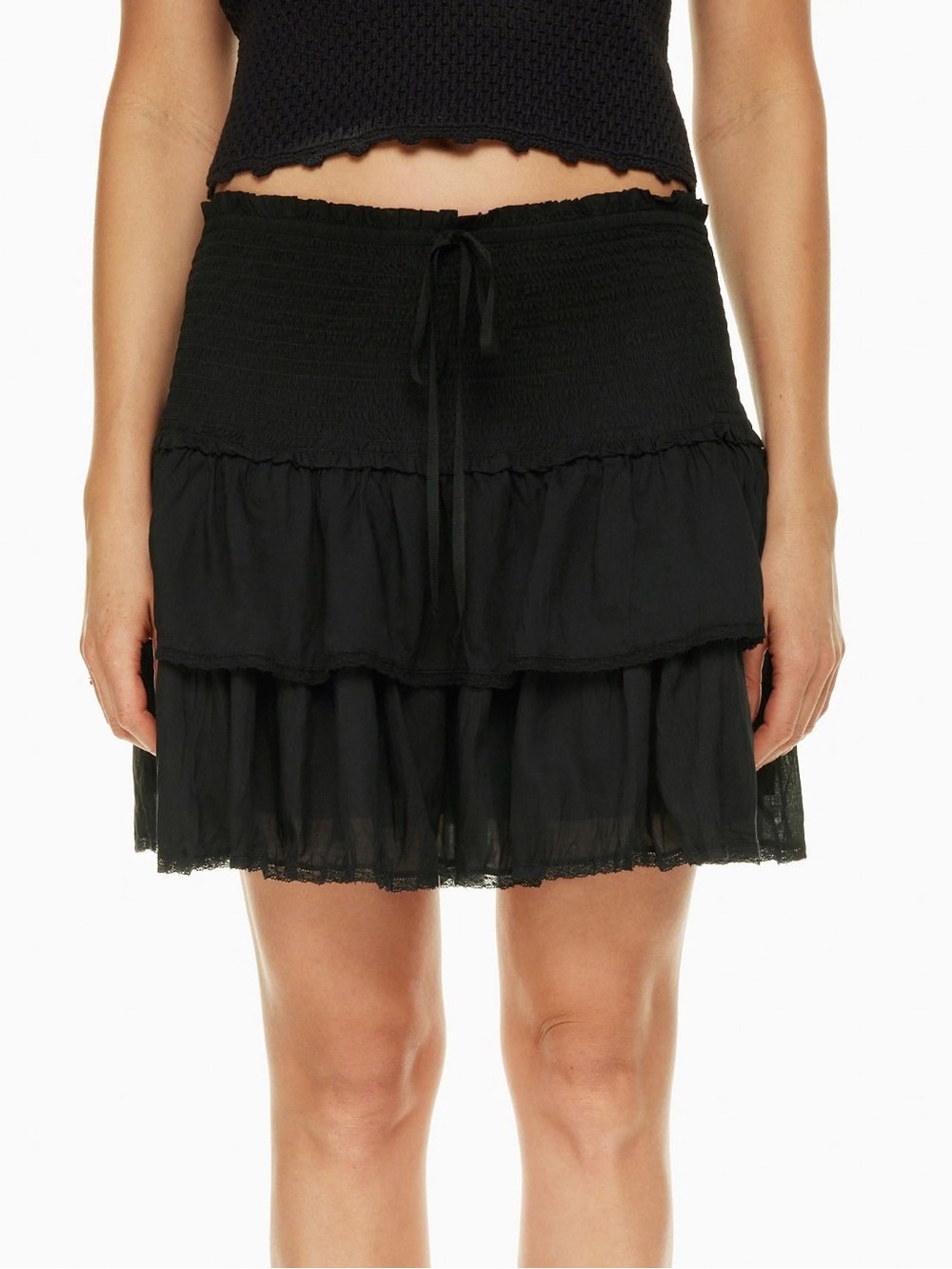 Wilfred Aritzia Mozart Skirt Convertible Tube Top Black Small